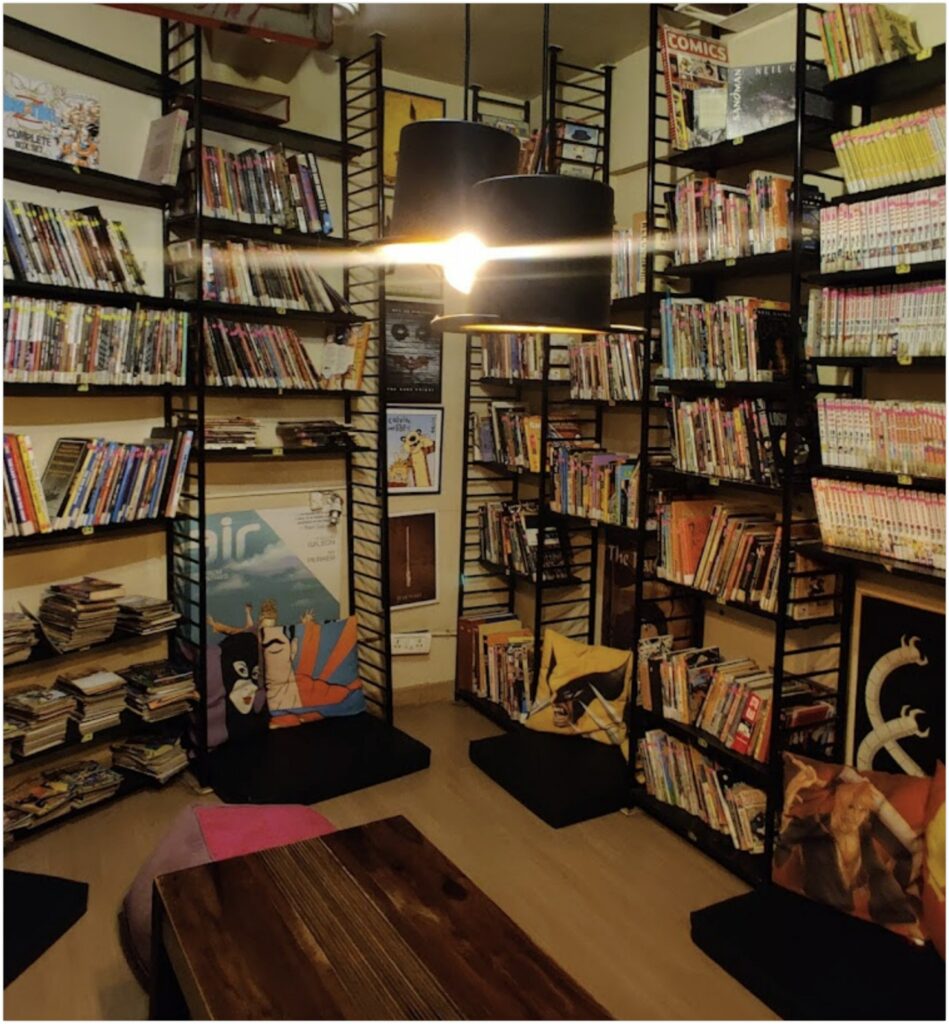 best library cafe in mumbai